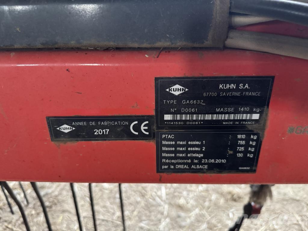 Kuhn GA 6632 + Rendforgatók