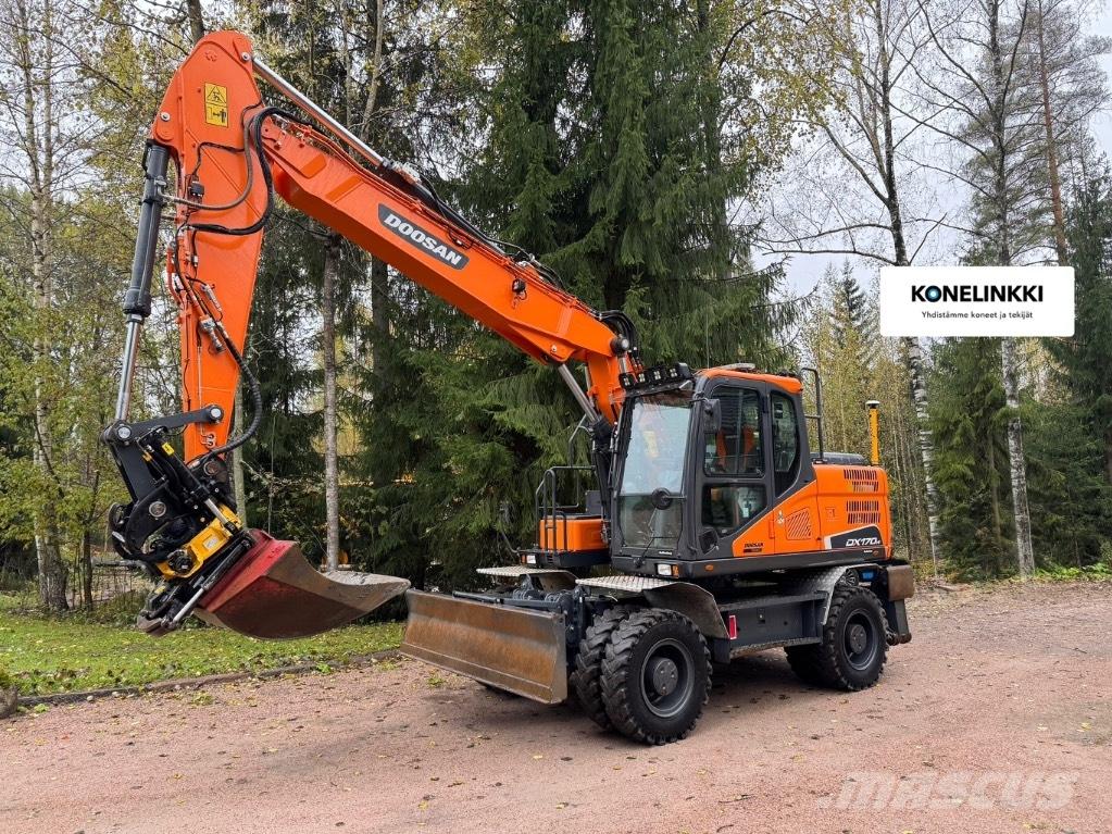 Doosan DX 170 W-5 Gumikerekes kotrók
