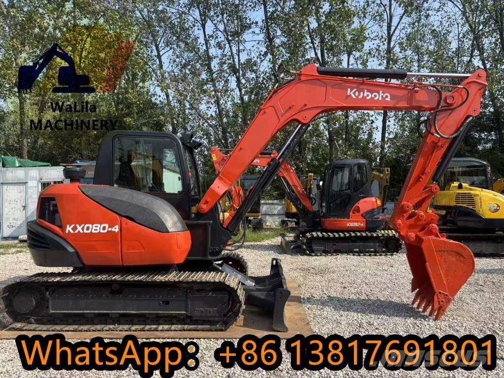 Kubota KX 080-4 Mini kotrók < 7t