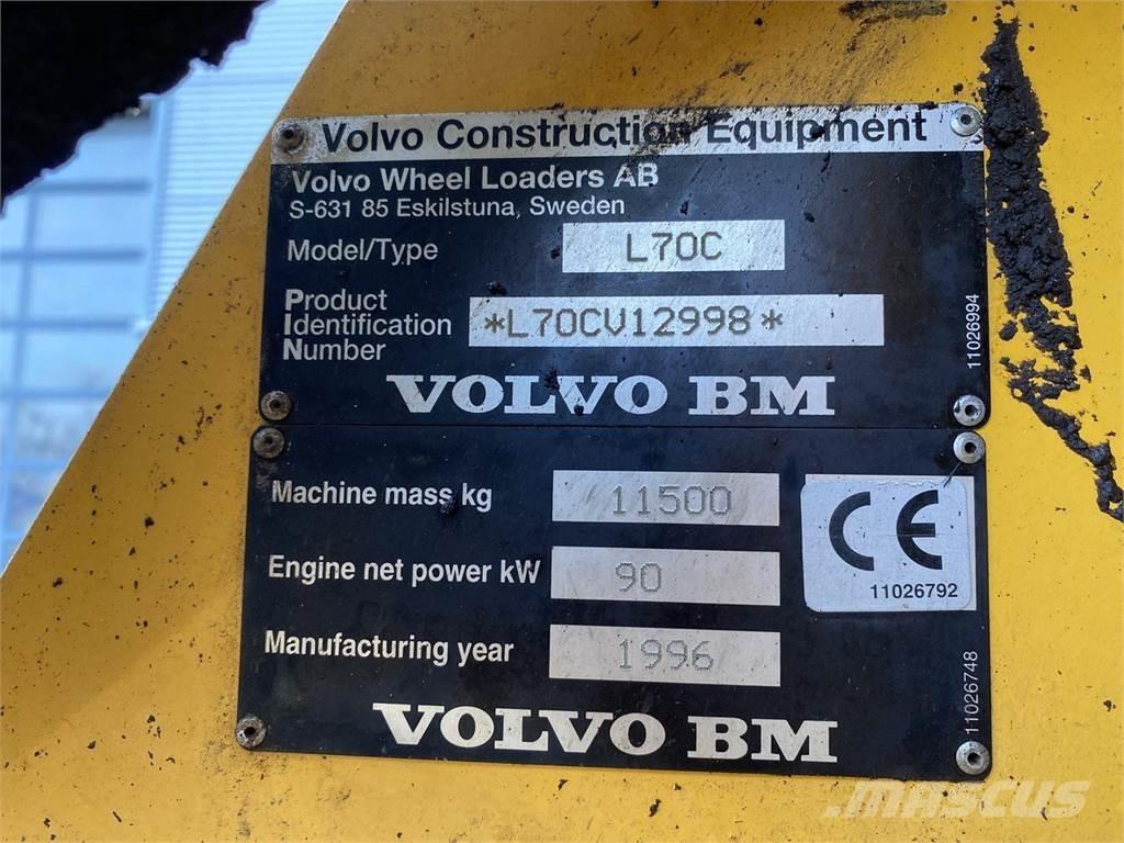 Volvo L70C Gumikerekes homlokrakodók