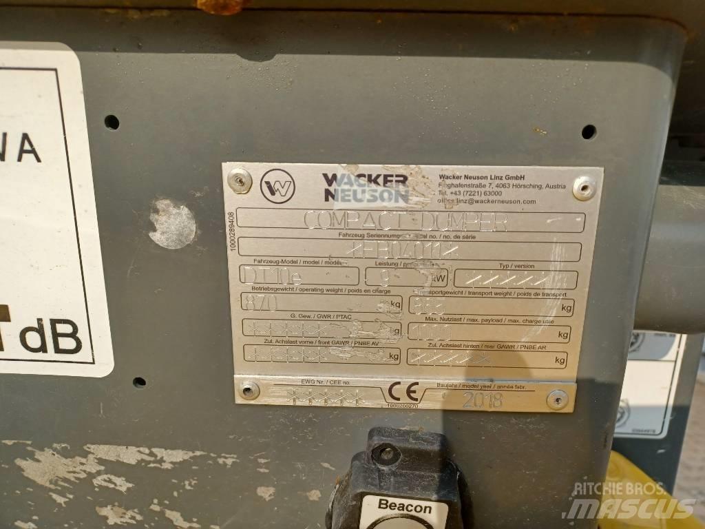 Wacker Neuson DT10e Lánctalpas dömperek