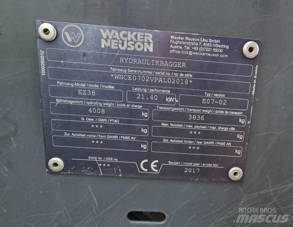 Wacker Neuson EZ 38 Mini kotrók < 7t