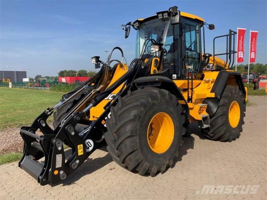 JCB 427 AGRI Gumikerekes homlokrakodók