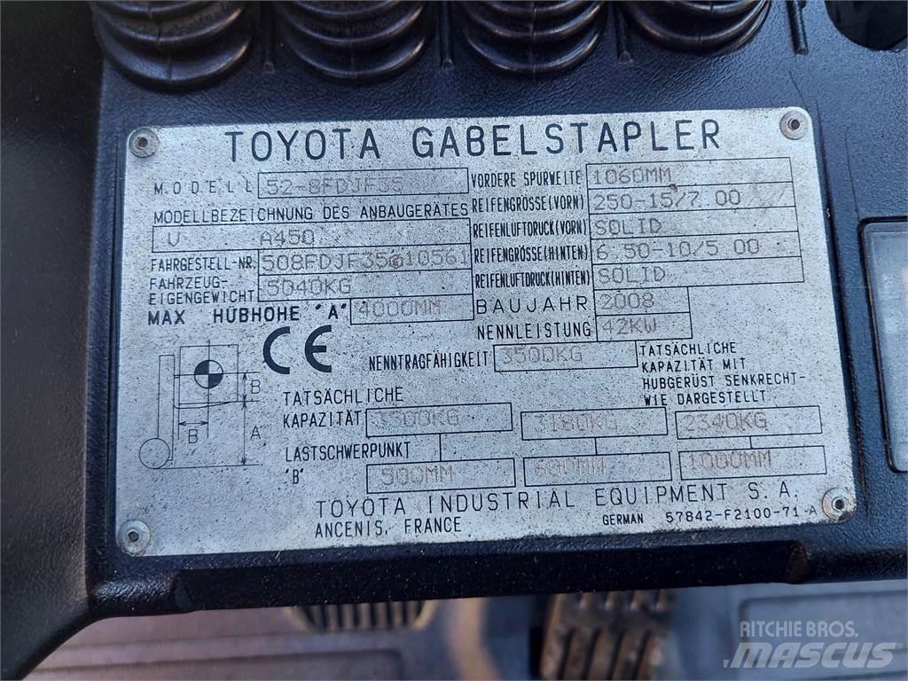 Toyota 52 8FDJF35 Dízel targoncák