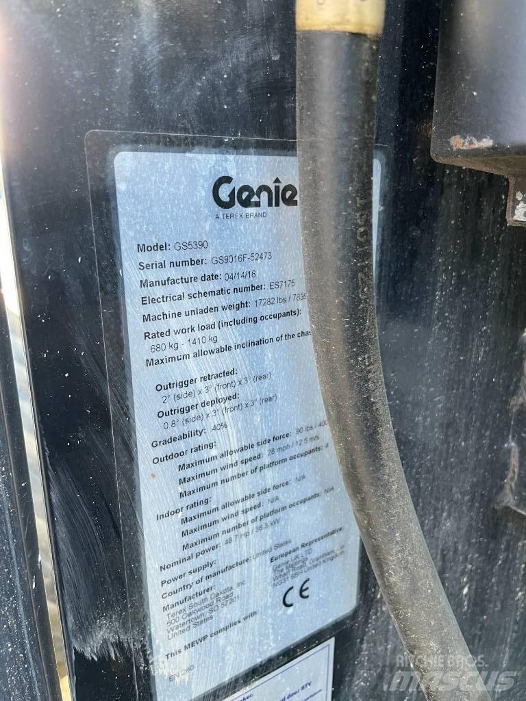 Genie 5390RT Ollós emelők