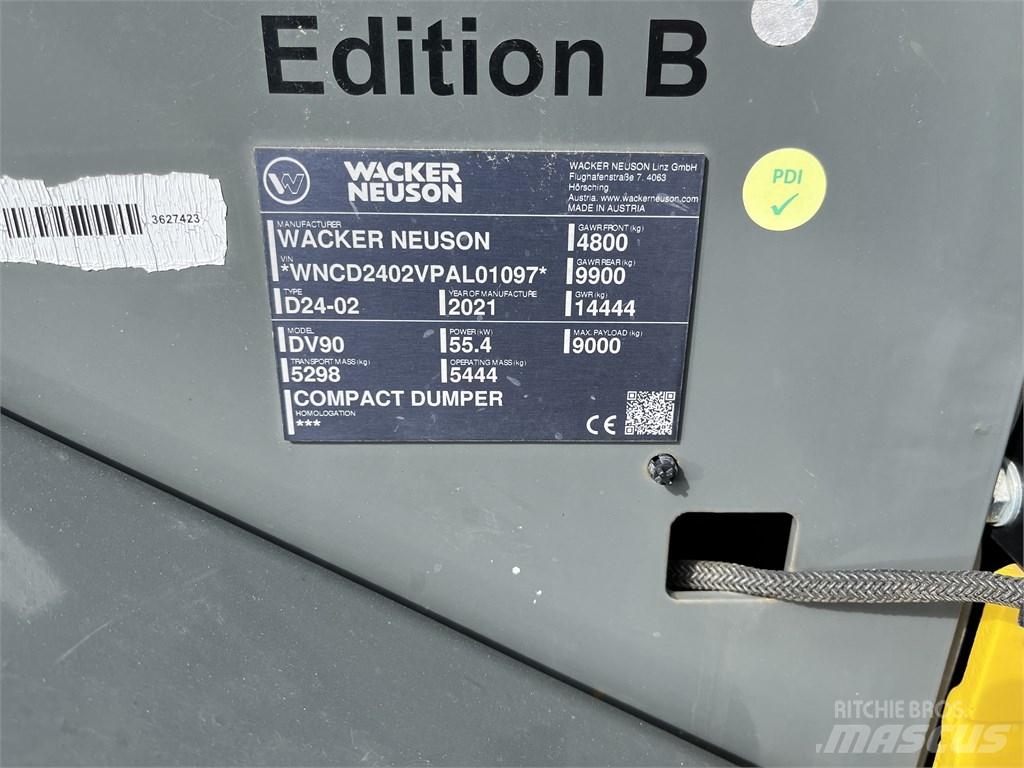 Wacker Neuson DV 90 Nehézdömper