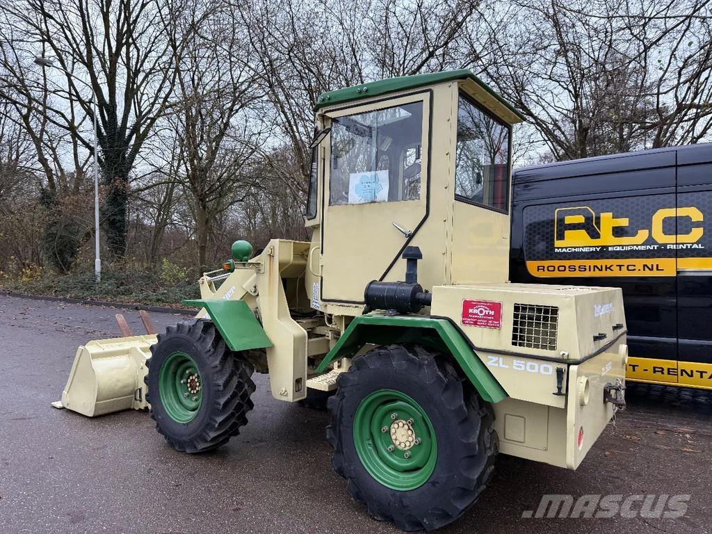 Zettelmeyer ZL500 Gumikerekes homlokrakodók