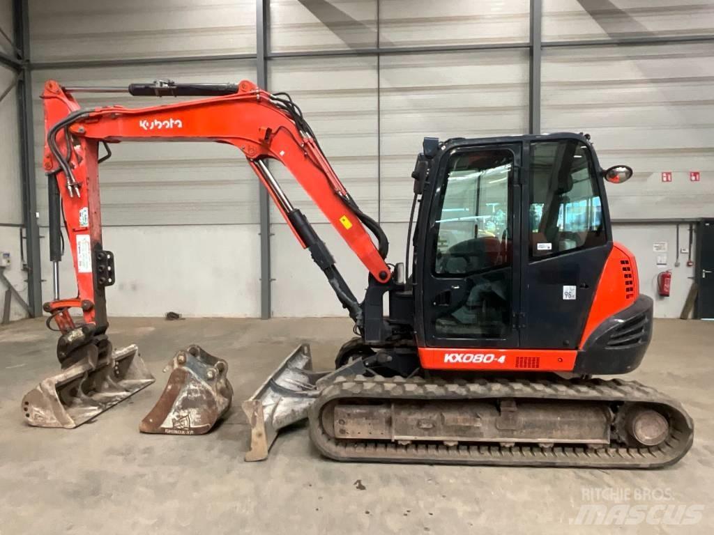 Kubota KX 080-4 Közepes (midi) kotrók 7 t - 12 t