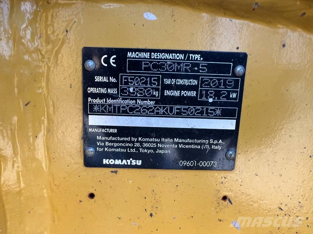Komatsu PC 30 MR-5 Mini kotrók < 7t