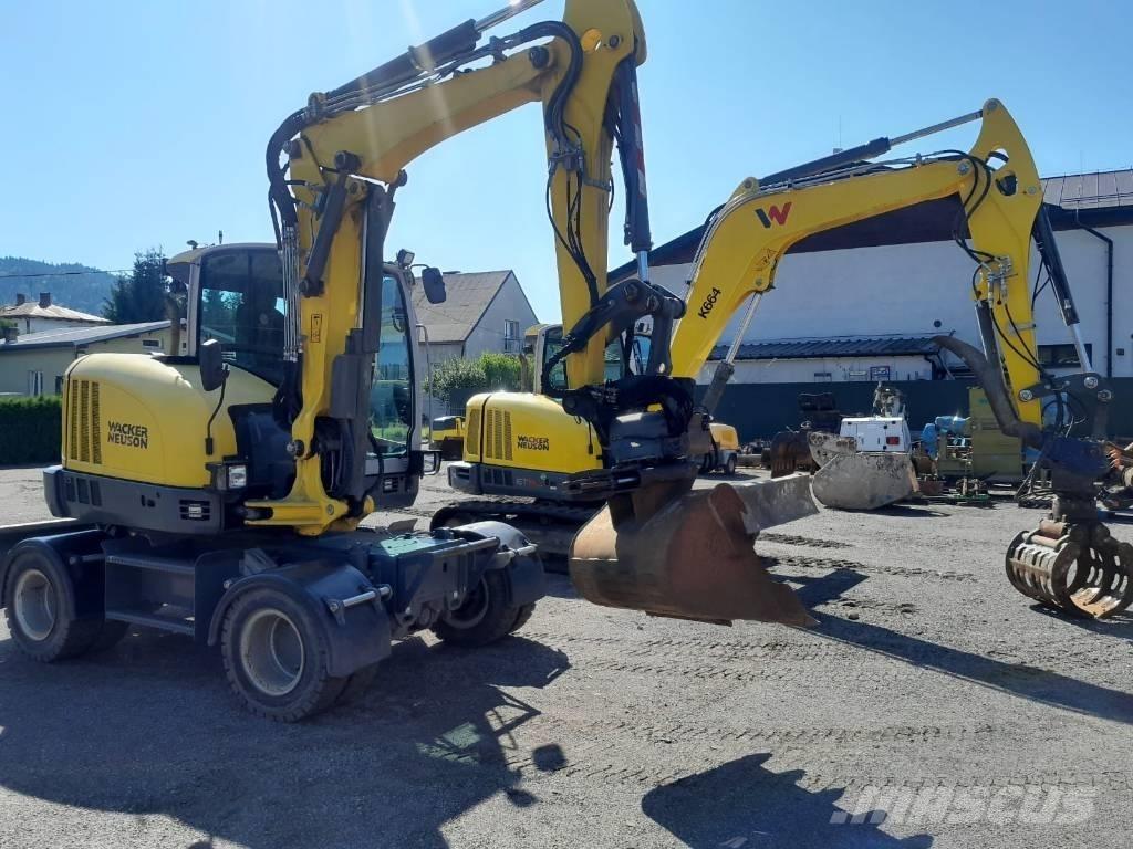 Wacker Neuson EW 65 Gumikerekes kotrók