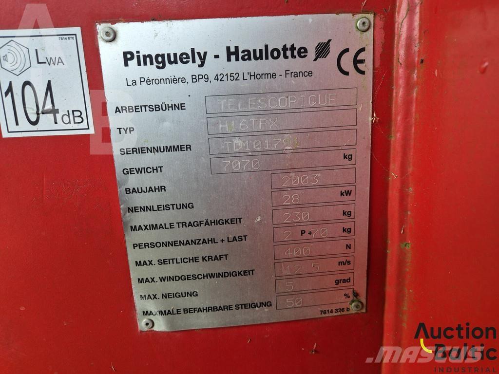 Haulotte H 16 TPX Karos emelők