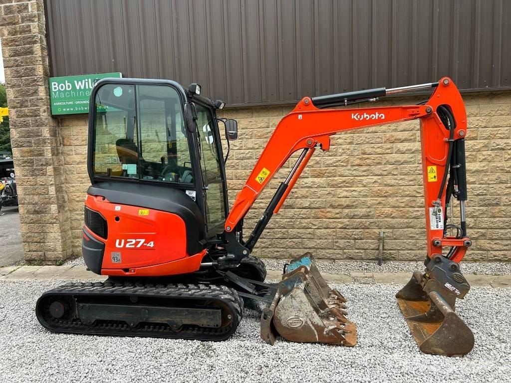 Kubota U27-4 Mini kotrók < 7t
