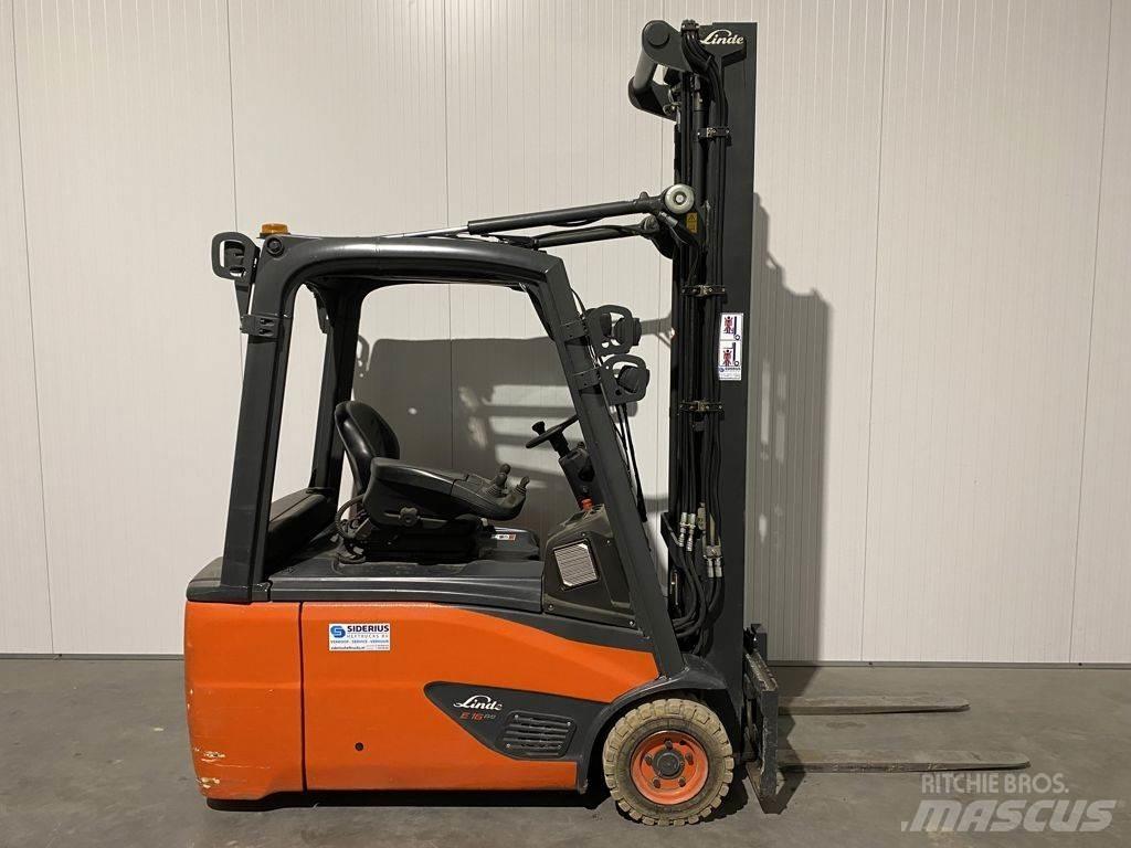 Linde E16L-02 Elektromos targoncák