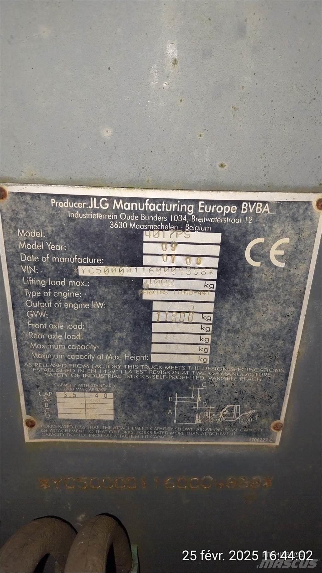 JLG 4017PS Teleszkópos rakodók