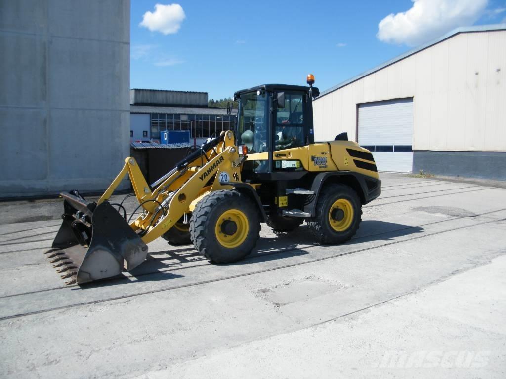Yanmar v100 Gumikerekes homlokrakodók