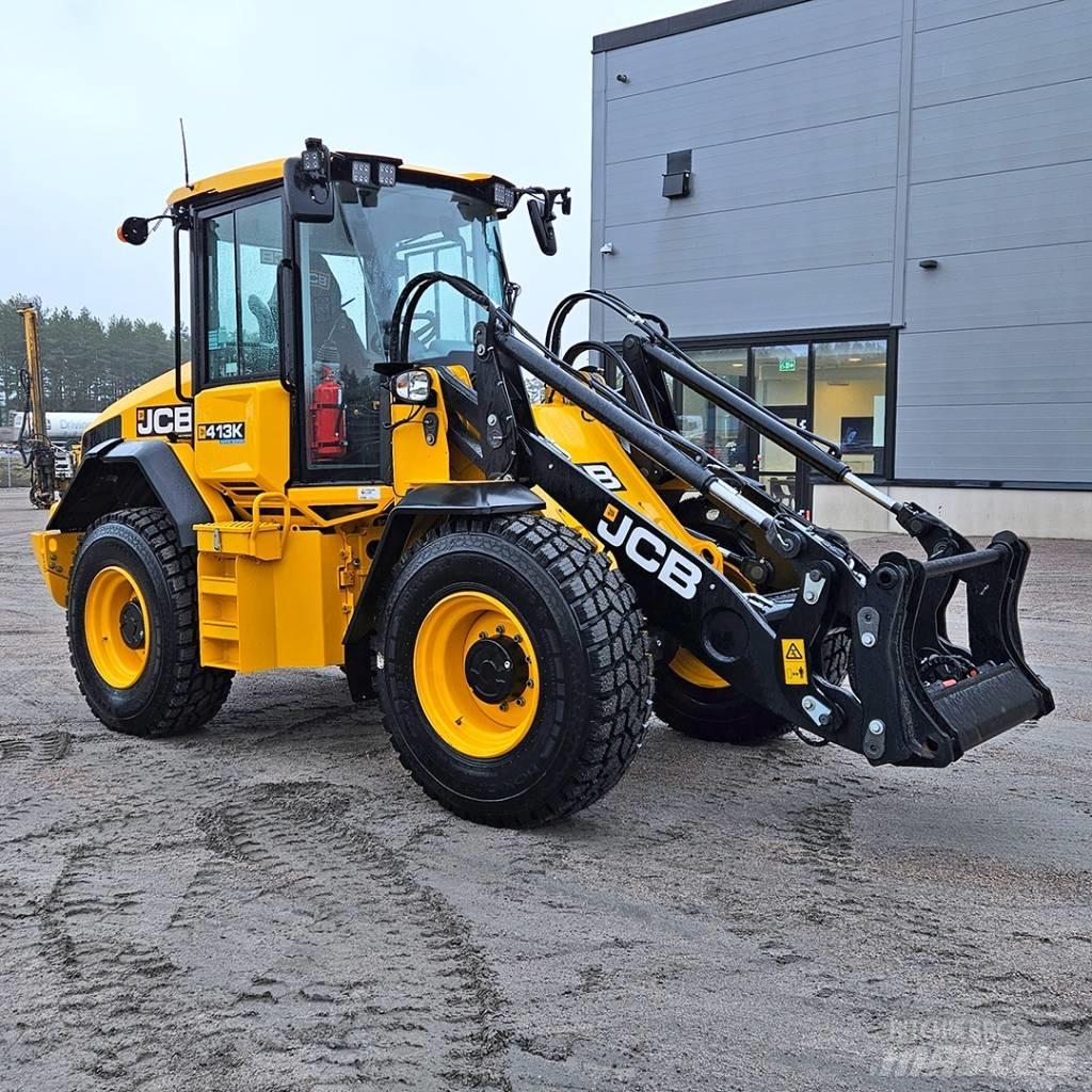 JCB 413K Gumikerekes homlokrakodók