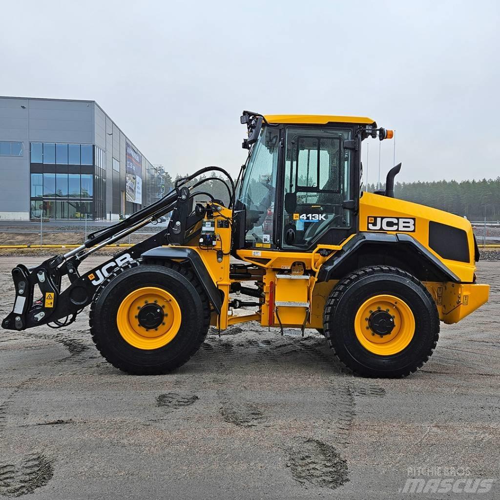 JCB 413K Gumikerekes homlokrakodók
