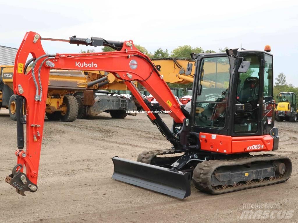Kubota KX 060-5 Mini kotrók < 7t