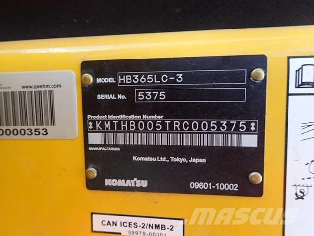 Komatsu HB 365LC-3 Lánctalpas kotrók