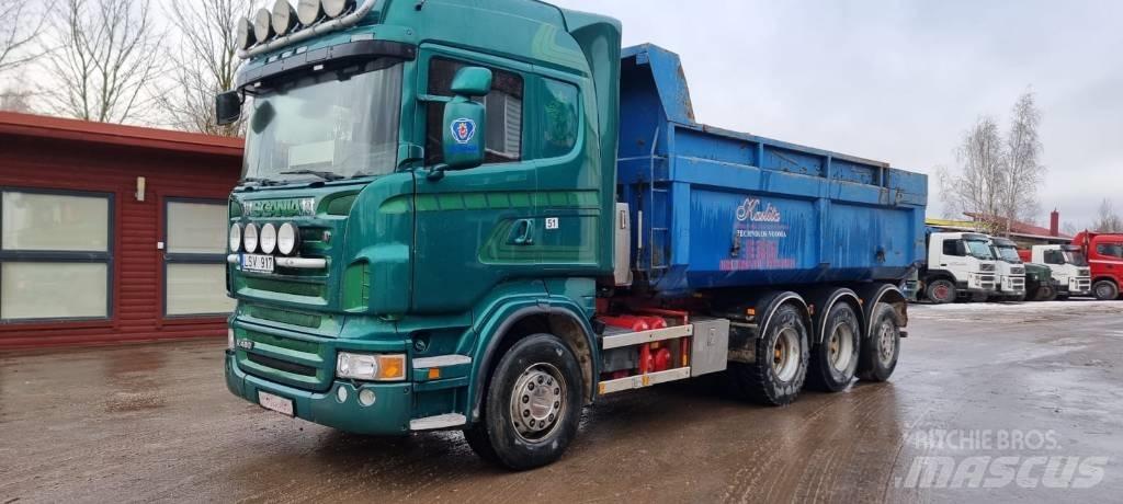 Scania R 480 Hidraulikus konténerszállító