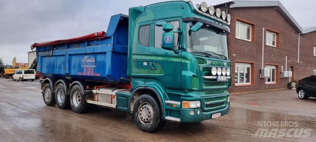 Scania R 480 Hidraulikus konténerszállító
