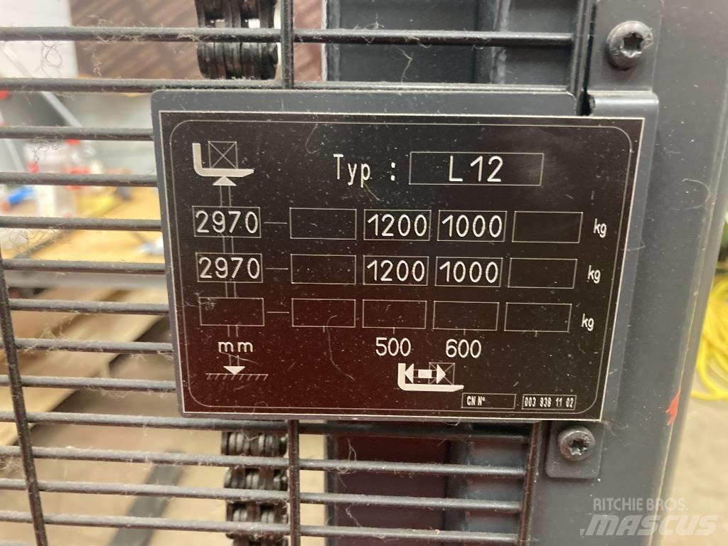 Linde L12AC Gyalogkíséretű targonca