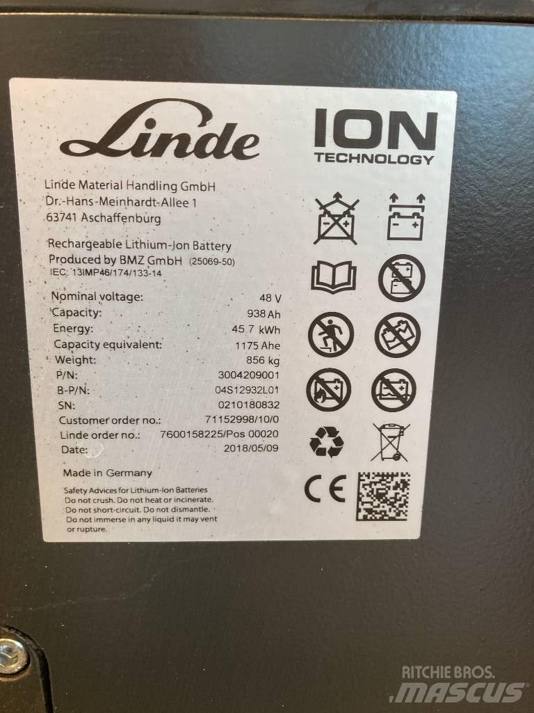 Linde E16/386 Li-ION Elektromos targoncák