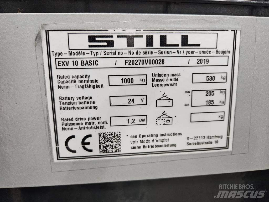 Still EVX 10 Basic Gyalogkíséretű targonca