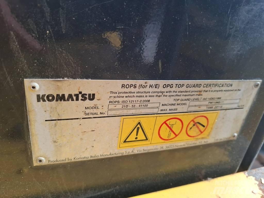 Komatsu PW 118MR-11 Gumikerekes kotrók