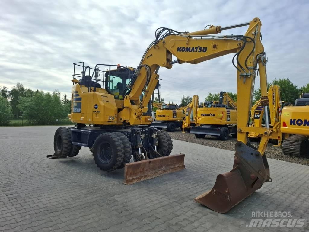 Komatsu PW 118MR-11 Gumikerekes kotrók
