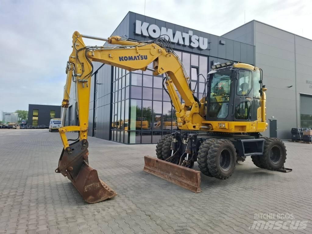 Komatsu PW 118MR-11 Gumikerekes kotrók