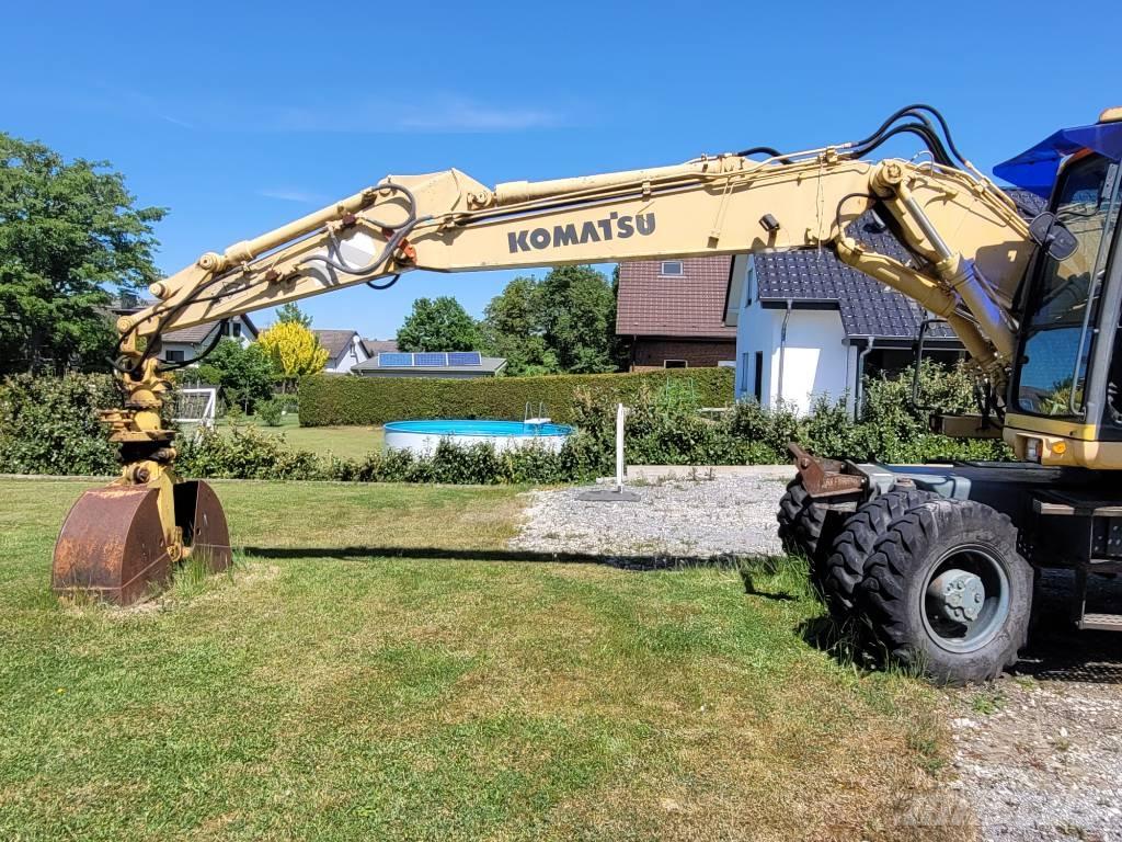 Komatsu PW160 ES-6K Gumikerekes kotrók