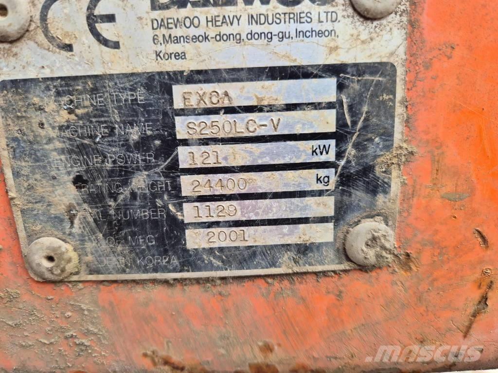 Daewoo S250 Lánctalpas kotrók