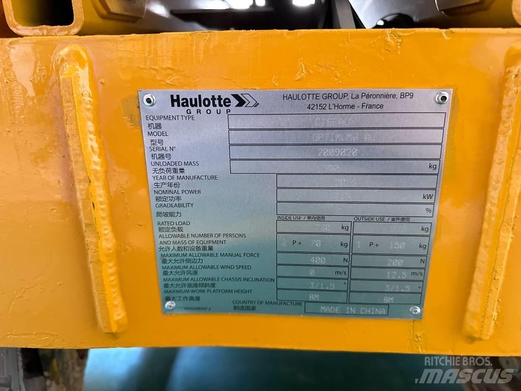 Haulotte OPTIMUM 8 Ollós emelők