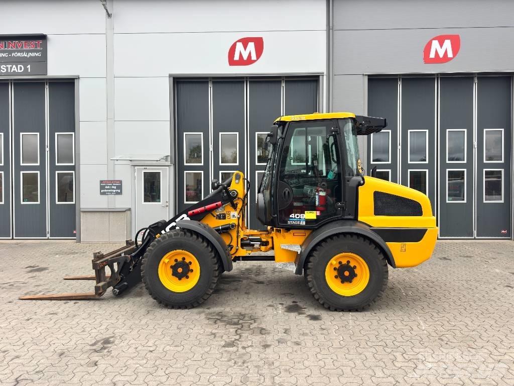 JCB 409 Gumikerekes homlokrakodók