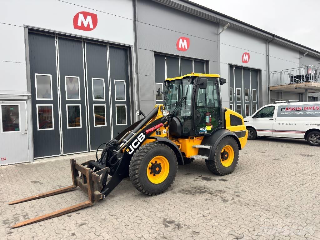 JCB 409 Gumikerekes homlokrakodók
