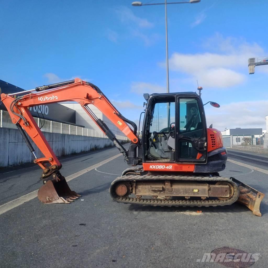 Kubota KX 080-4A Közepes (midi) kotrók 7 t - 12 t