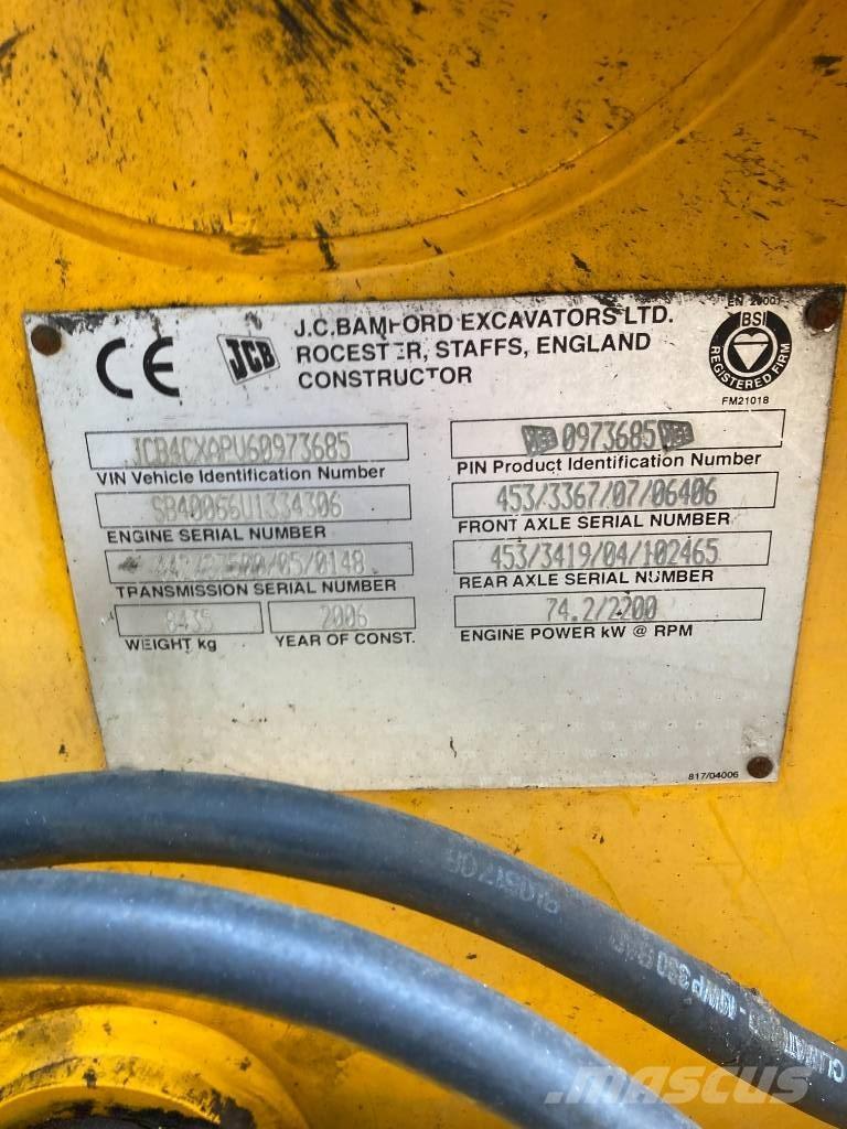 JCB 4 CX Kotrórakodók