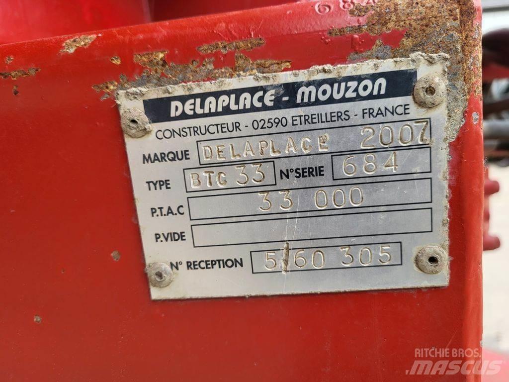 Delaplace 33 ton Billenő Mezőgazdasági pótkocsik