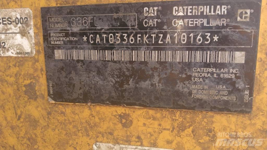 CAT 336 F L Lánctalpas kotrók