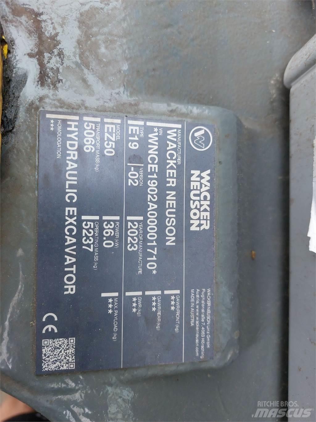 Wacker Neuson EZ50 Lánctalpas kotrók