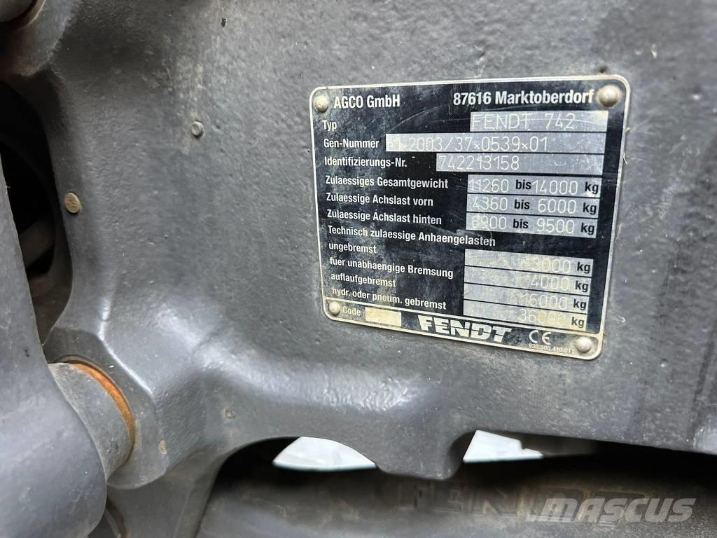 Fendt 722 Profi Plus Traktorok