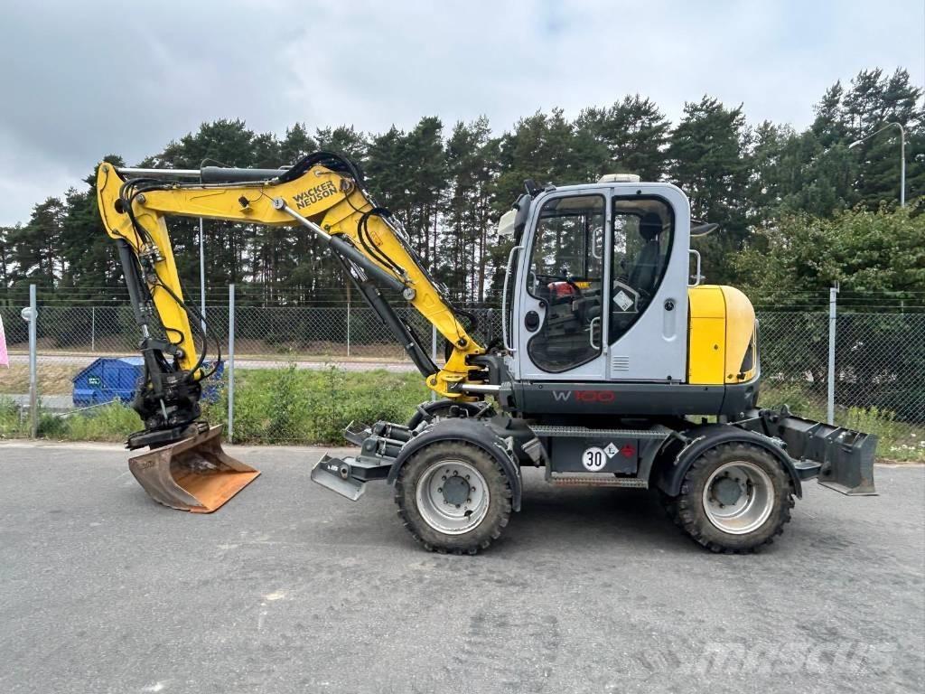 Wacker Neuson EW100 Gumikerekes kotrók