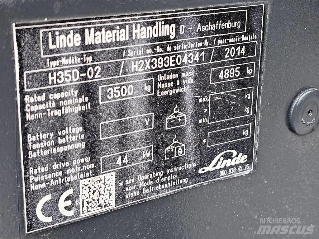 Linde H35D-02 Dízel targoncák