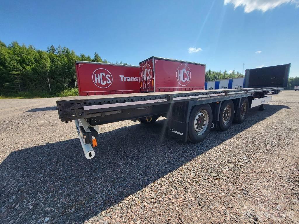 Krone Flatbed Nordic Platós / Ponyvás félpótkocsik