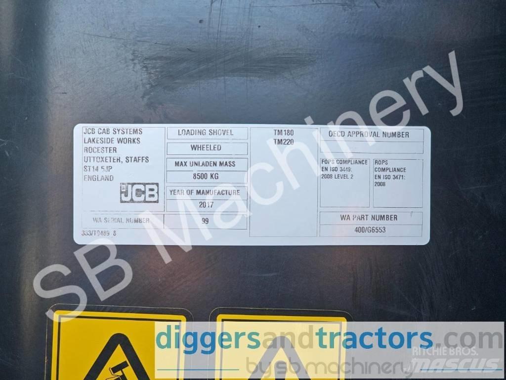 JCB TM 220 Gumikerekes homlokrakodók
