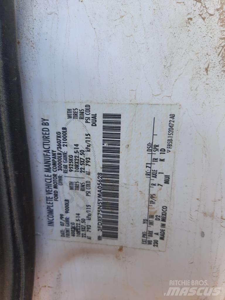Ford F 750 Vízszállító teherautók