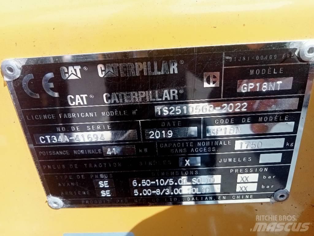 CAT GP 18 NT Gázüzemű targoncák
