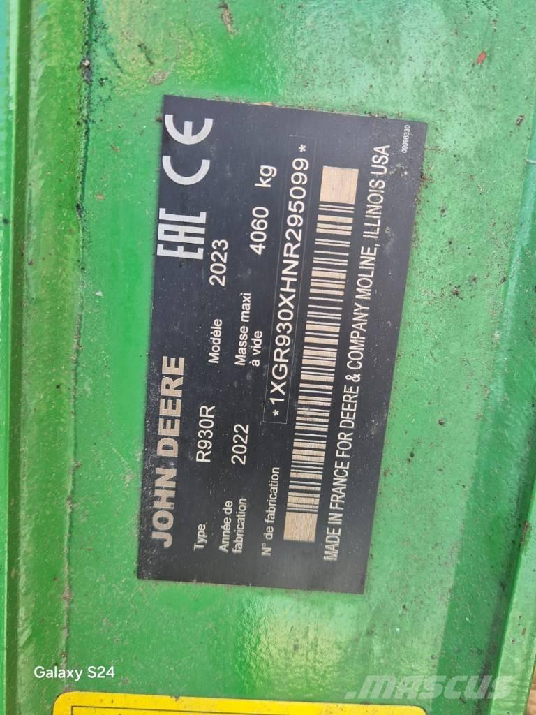 John Deere R930R Kaszák