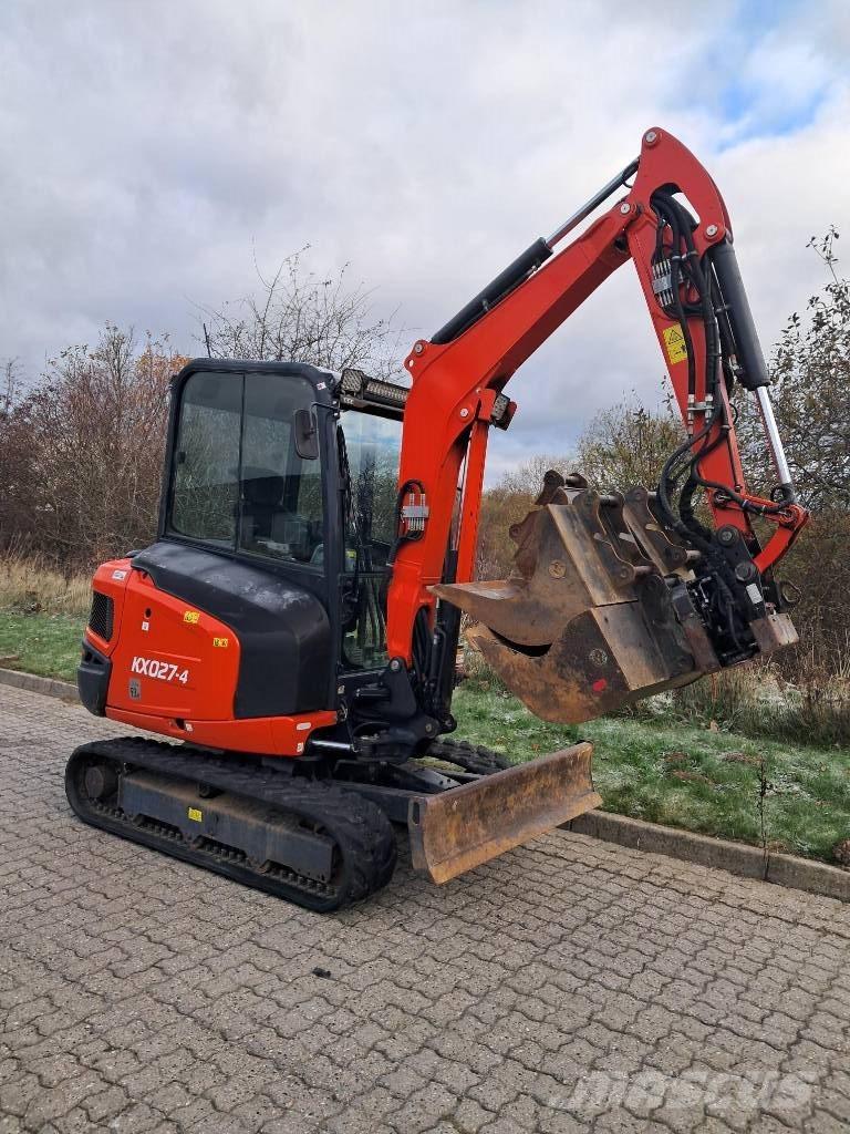Kubota KX 027-4 Mini kotrók < 7t